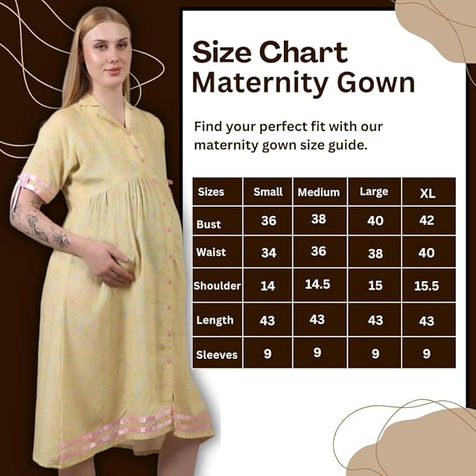 ZIFAZA Women's Maternity Wear | Soft Comfortable Ethnic Outfit for Pregnant Women |