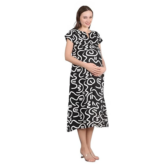 ZIFAZA Women's Maternity Wear | Soft Comfortable Ethnic Outfit for Pregnant Women