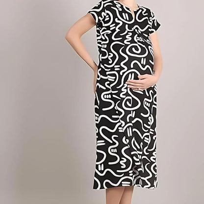 ZIFAZA Women's Maternity Wear | Soft Comfortable Ethnic Outfit for Pregnant Women